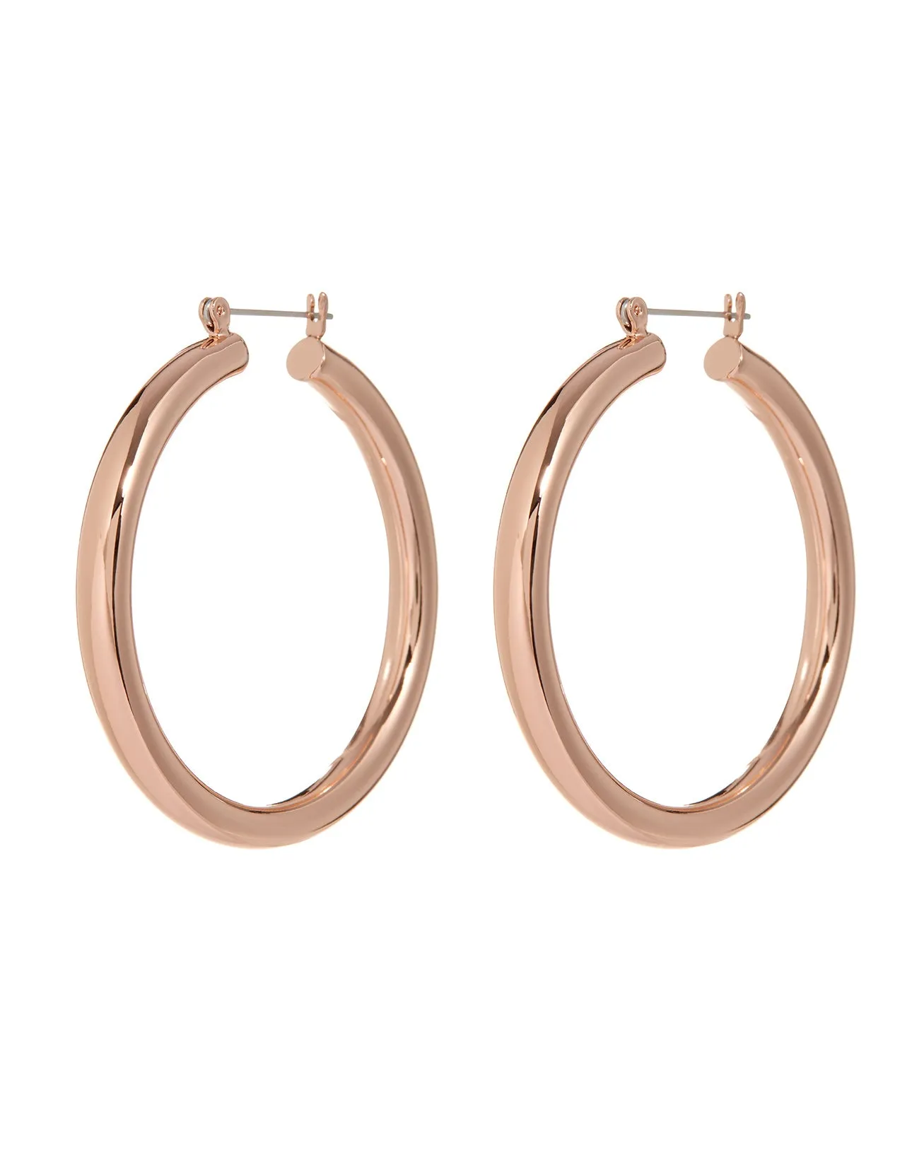 Amalfi Tube Hoops- Rose Gold sold by Luv Aj