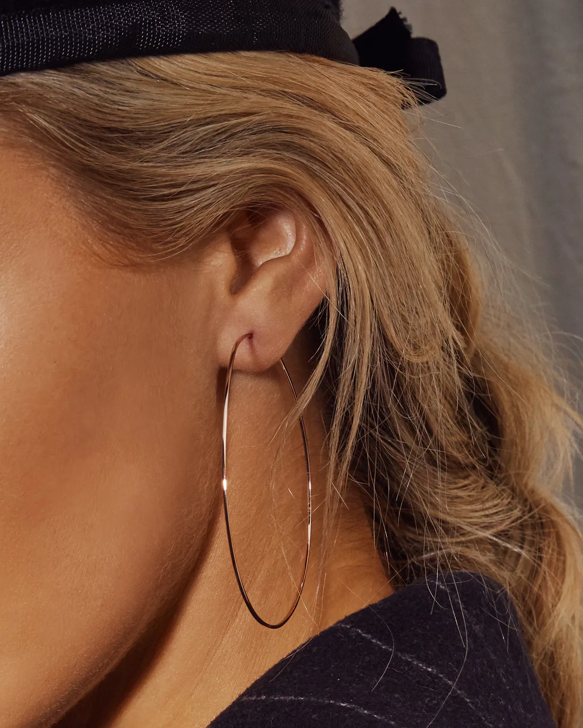 Capri Wire Hoops - Gold sold by Luv Aj product image thumbnail 4