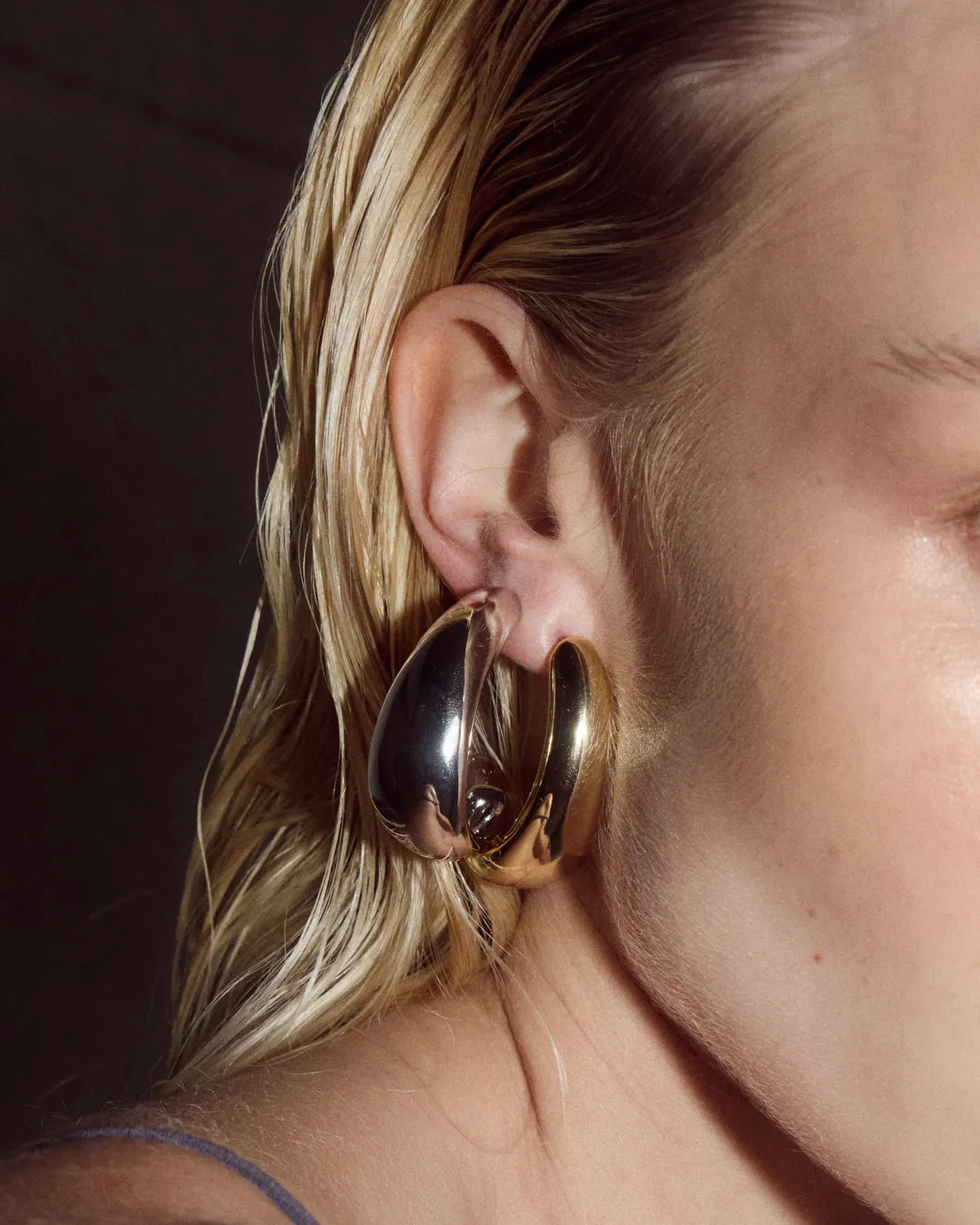 The Chrome Orb Hoops sold by Luv Aj product image thumbnail 4