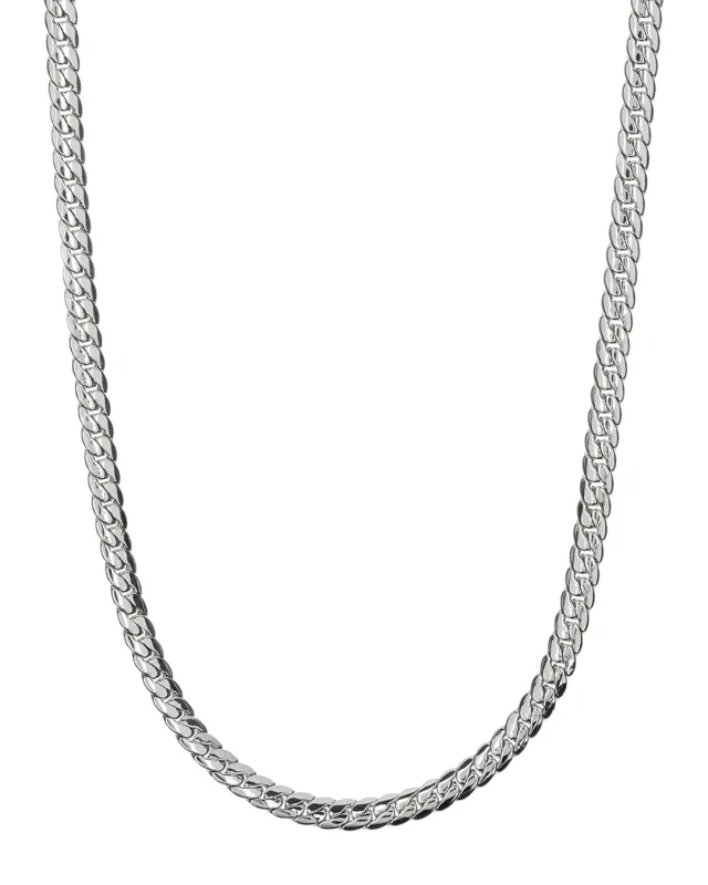 Ferrera Chain Necklace- Silver made by Luv Aj