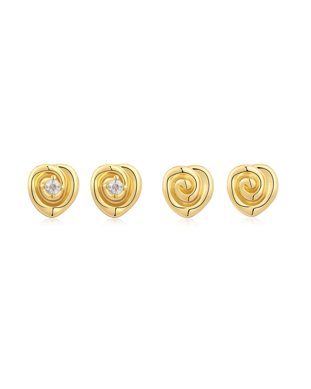 The Coquille Studs Set sold by Luv Aj