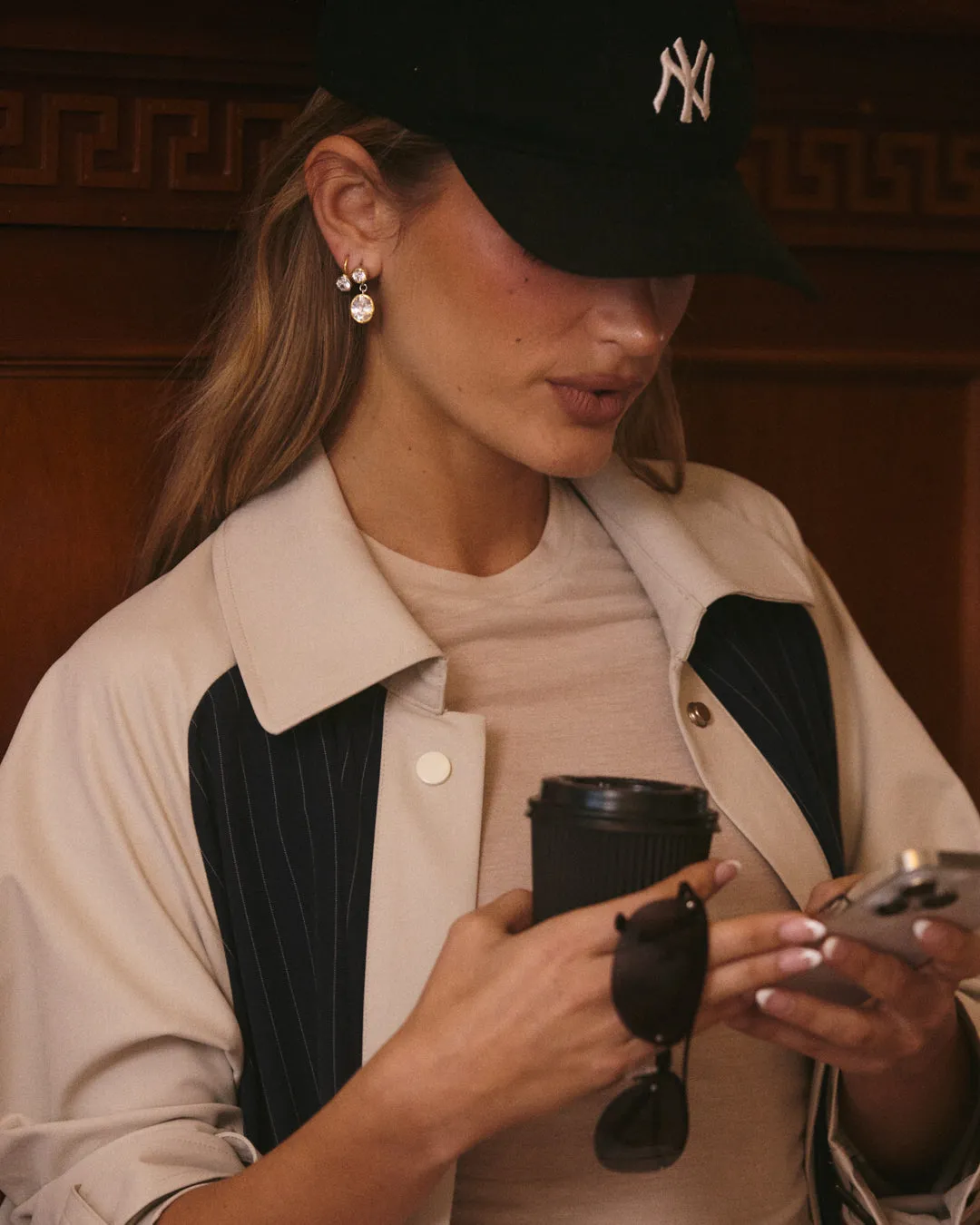 The Marais Drop Studs-Gold (Ships Late April) sold by Luv Aj product image thumbnail 2