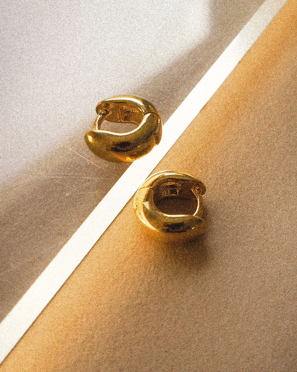 Mini Mirabella Huggies (9mm)- Gold sold by Luv Aj product image thumbnail 3