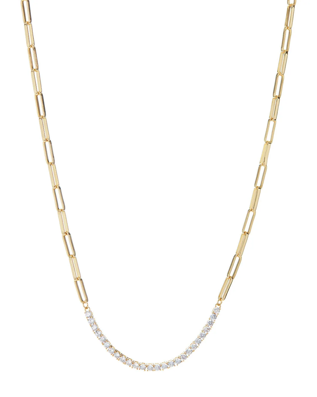 Ballier Chain Link Necklace- Gold sold by Luv Aj