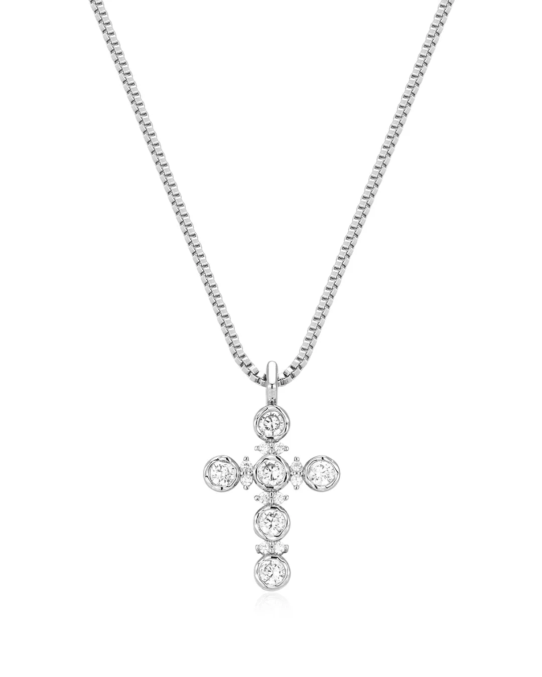 The Rosette Cross Charm Necklace sold by Luv Aj product image thumbnail 2