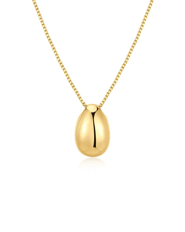 The Metal Bean Necklace made by Luv Aj