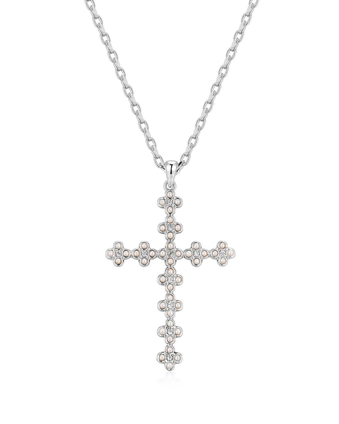 The Daisy Stud Cross Necklace sold by Luv Aj product image thumbnail 2