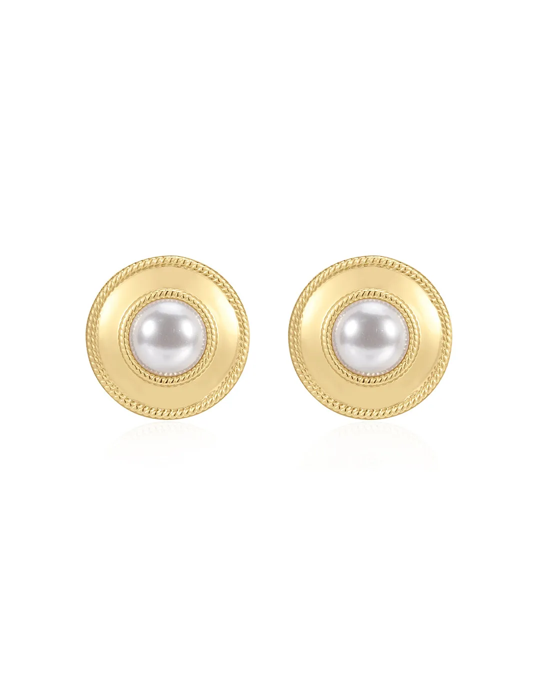 The Pearl Statement Studs sold by Luv Aj