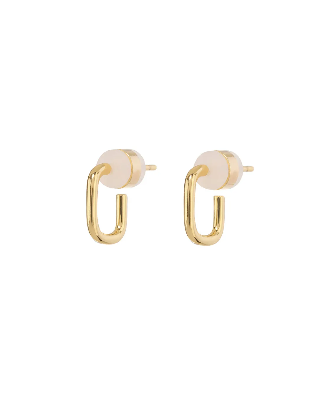 Petite Chain Link Huggies- Gold sold by Luv Aj