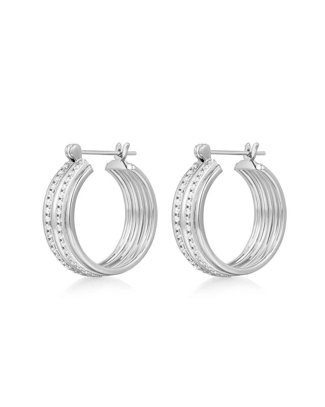 The Ridged Positano Hoops sold by Luv Aj product image thumbnail 2