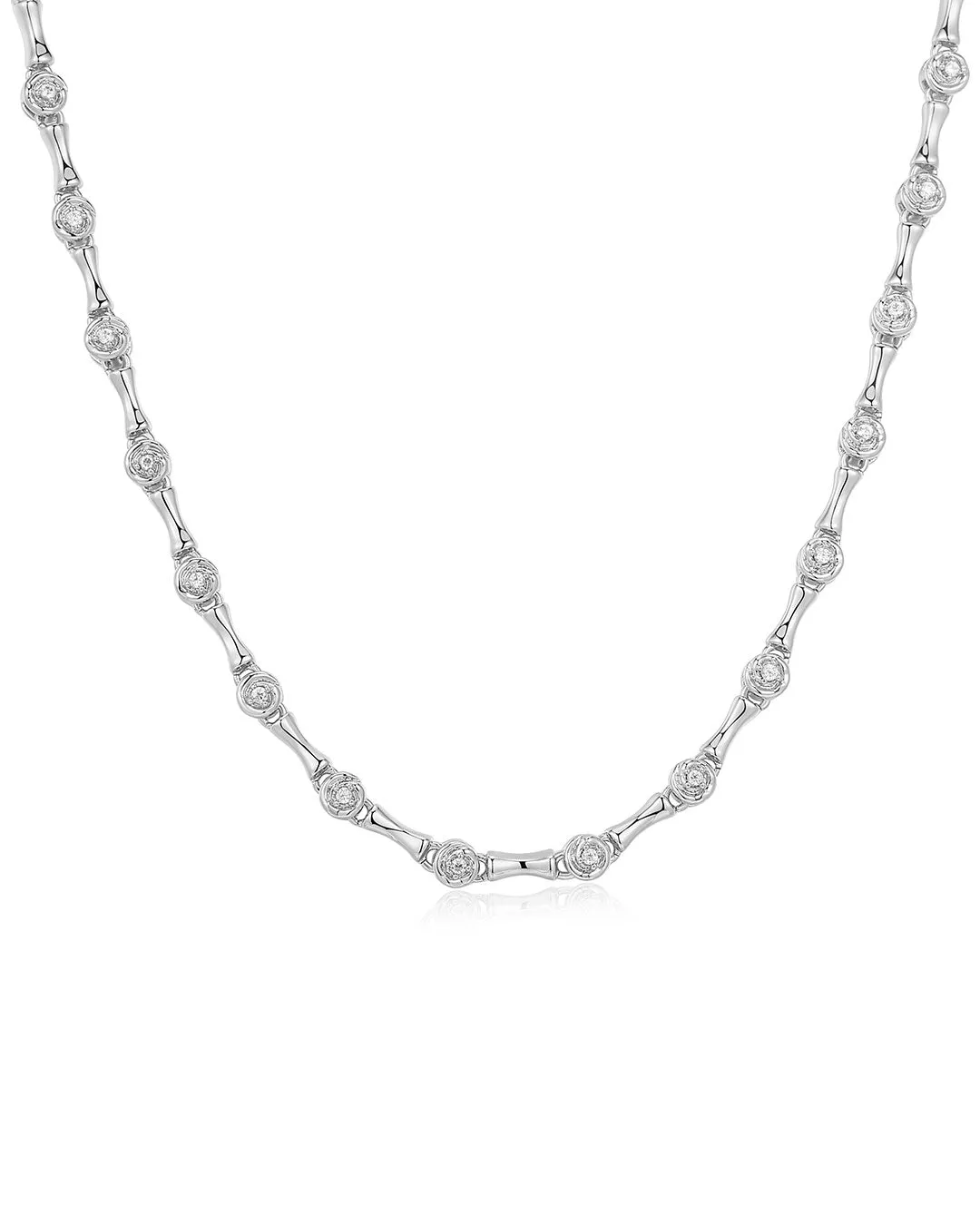 The Coquille Tennis Necklace sold by Luv Aj product image thumbnail 5