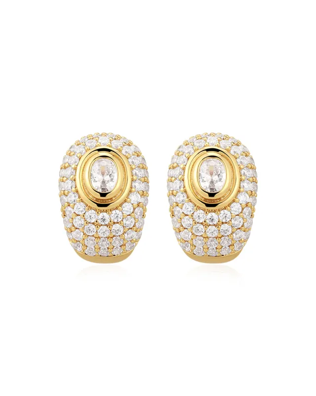 The Pave Jewelle Studs sold by Luv Aj