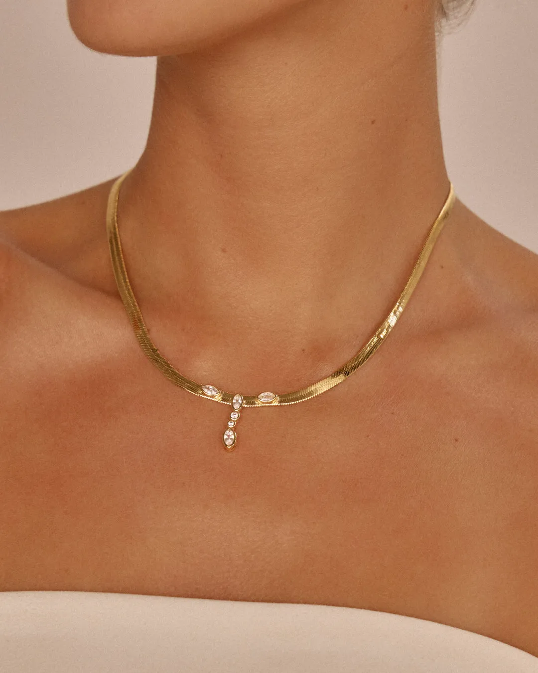 The Bianca Drop Necklace sold by Luv Aj product image thumbnail 3
