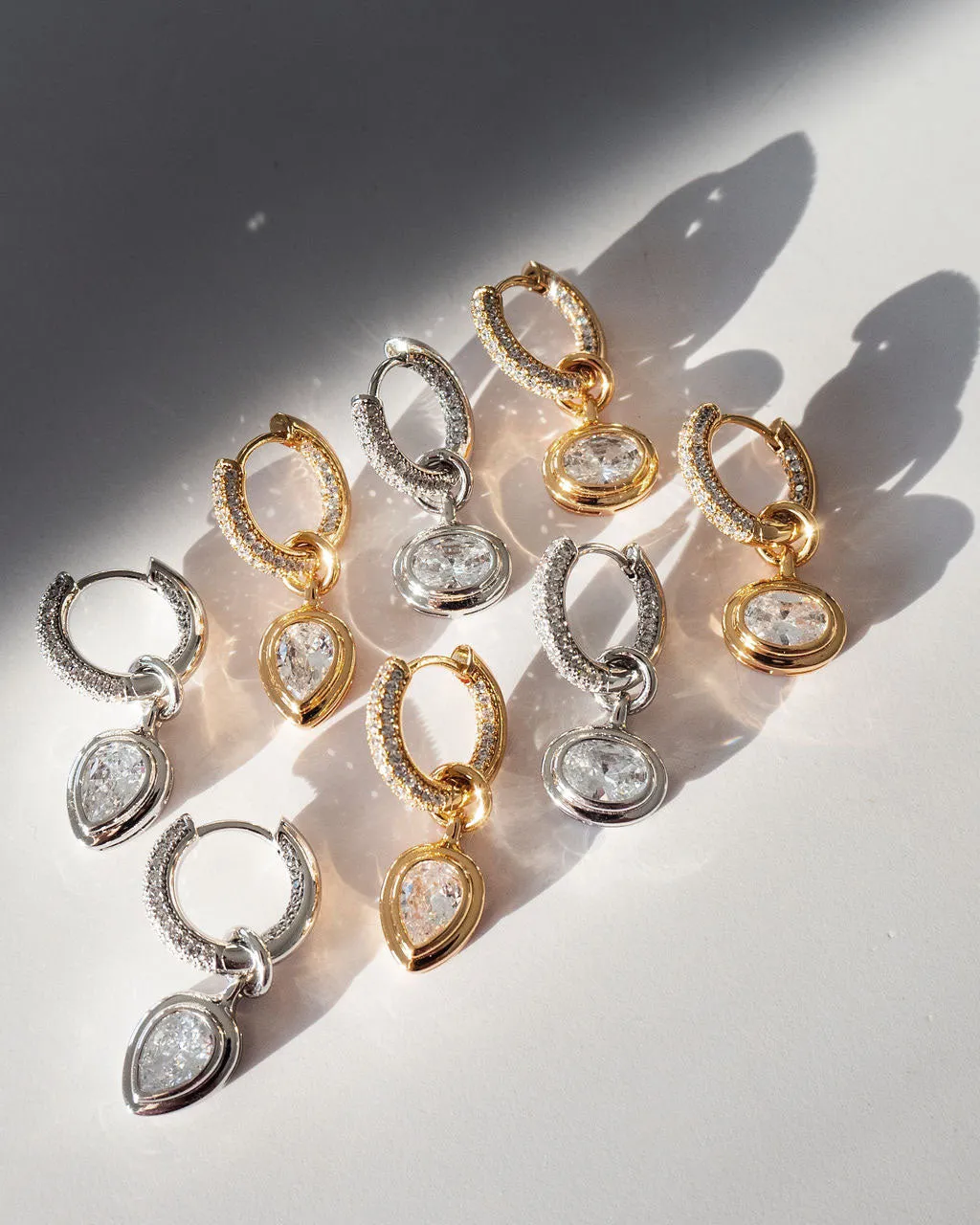 The Oval Double Bezel Charm Huggies sold by Luv Aj product image thumbnail 5