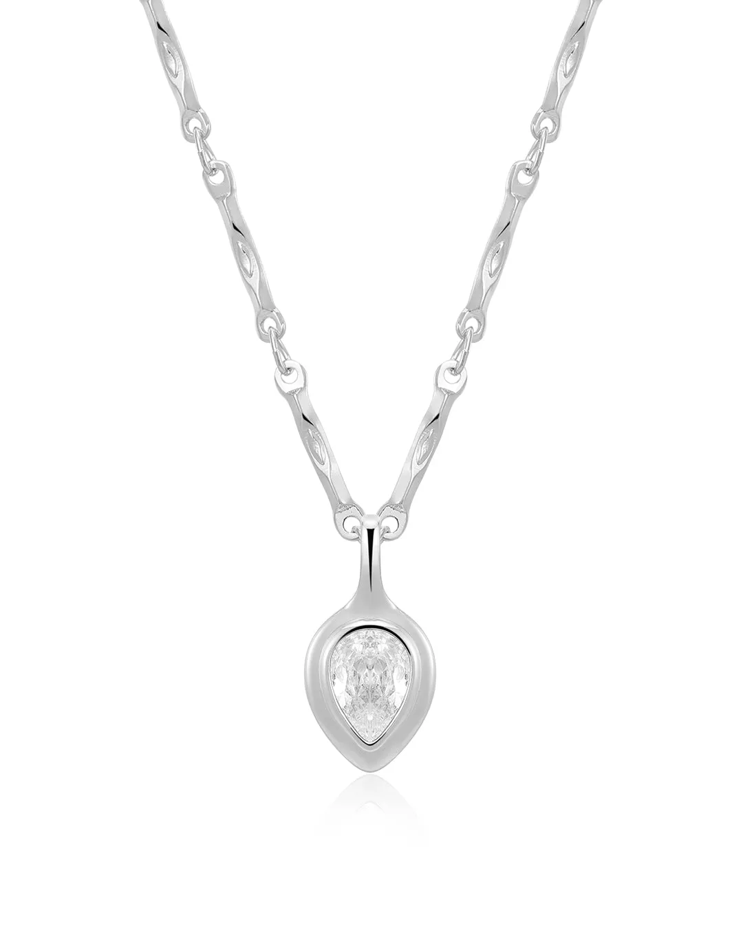The Pear Double Bezel Charm Necklace sold by Luv Aj product image thumbnail 2