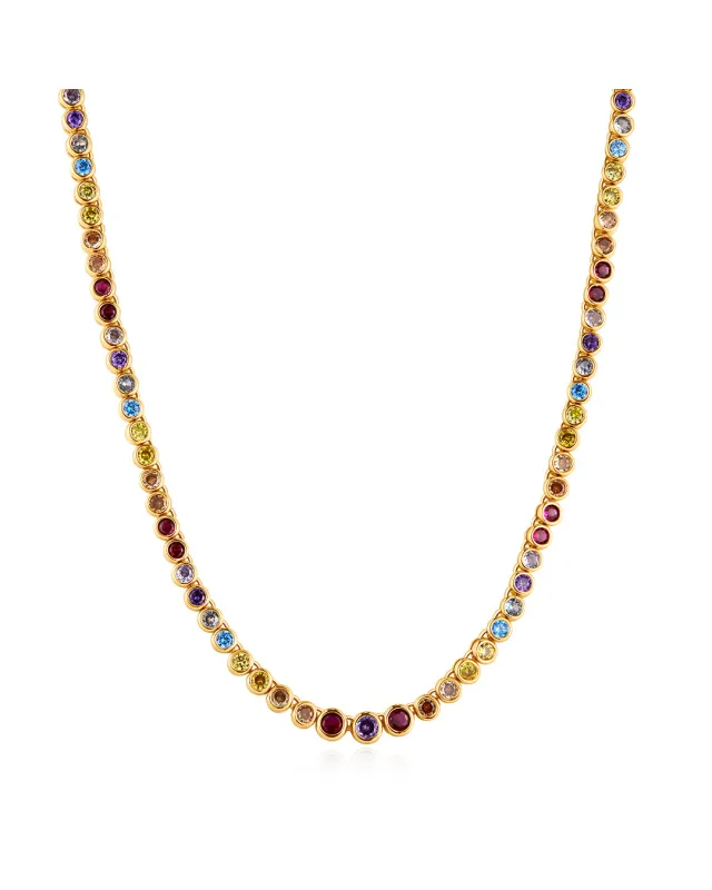 What Dreams Are Made Of Tennis Necklace made by Luv Aj