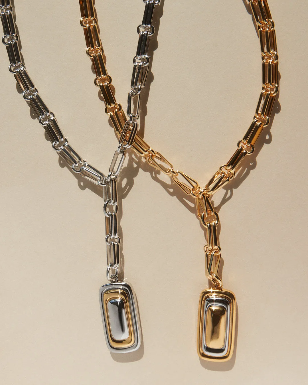 Dalia Two-Tone Pendant Necklace sold by Luv Aj product image thumbnail 4