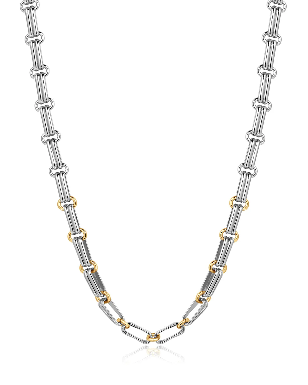 Dalia Two-Tone Chain Necklace sold by Luv Aj product image thumbnail 2