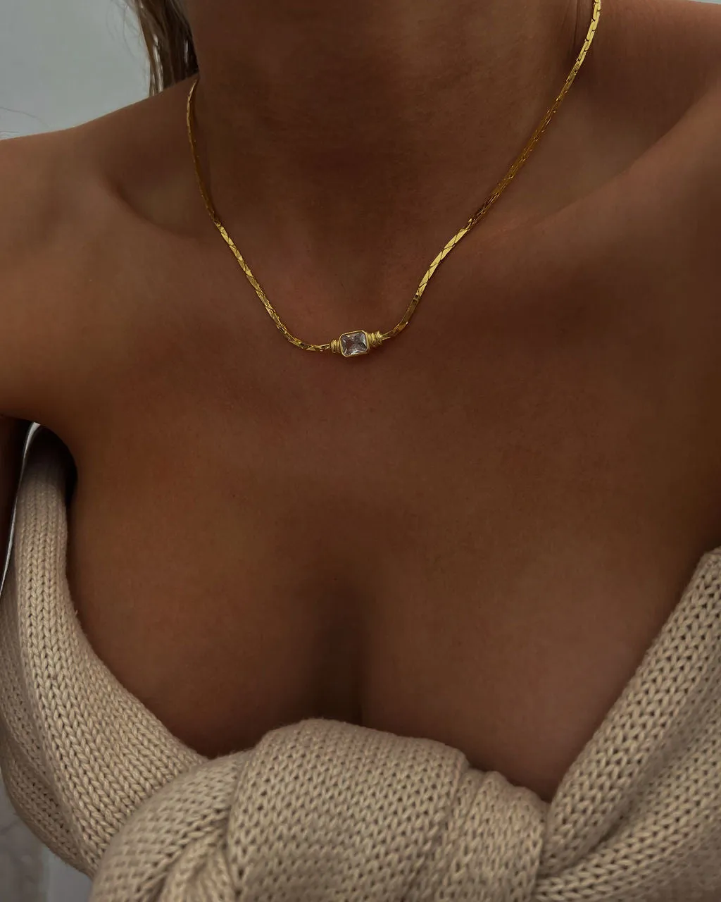 The Camille Chain Necklace- Gold sold by Luv Aj product image thumbnail 2