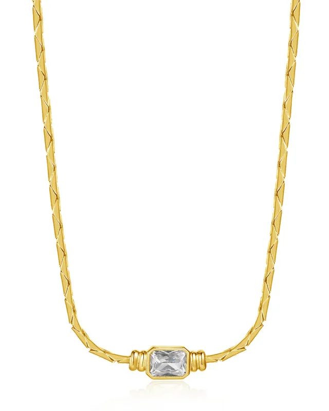 The Camille Chain Necklace- Gold made by Luv Aj