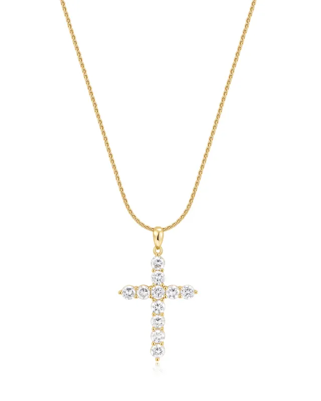 Posh Cross Necklace made by Luv Aj