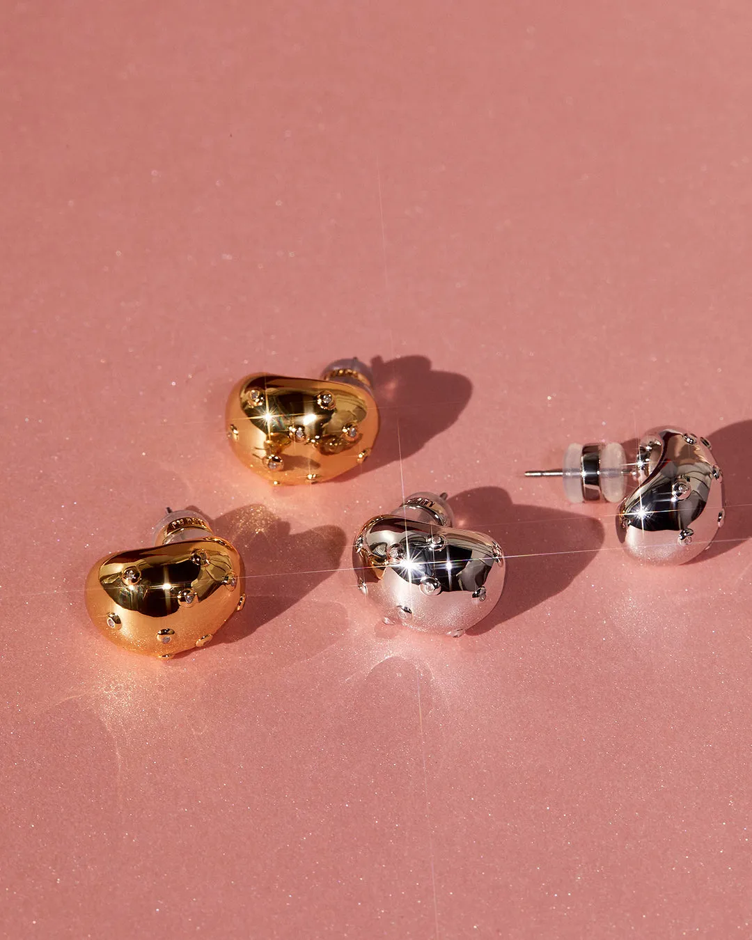 The Mini Pave Molten Studs sold by Luv Aj product image thumbnail 3