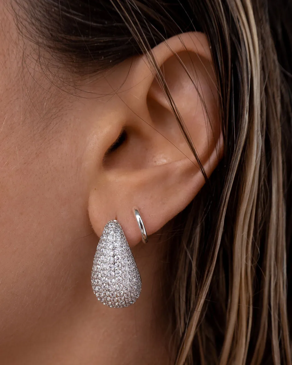 The Pave Gia Earrings sold by Luv Aj product image thumbnail 4