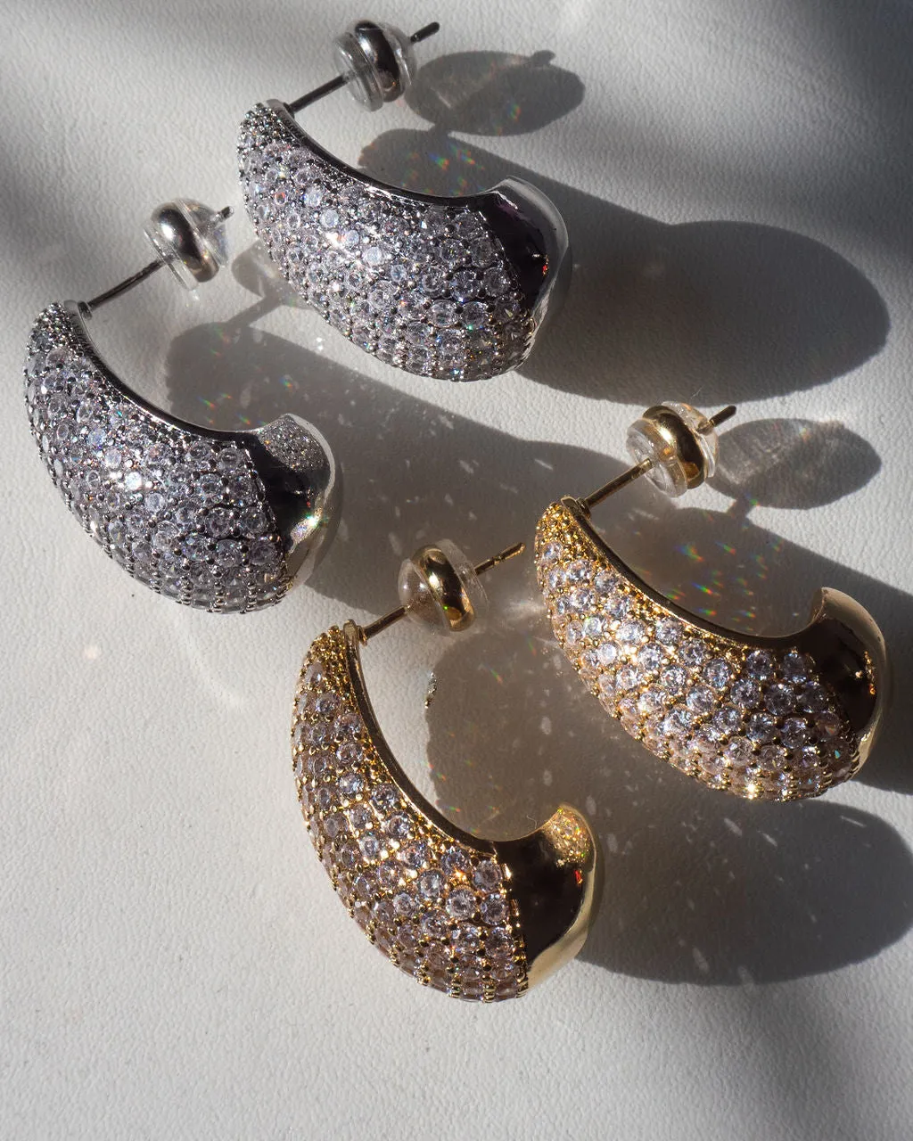 The Pave Gia Earrings sold by Luv Aj product image thumbnail 5