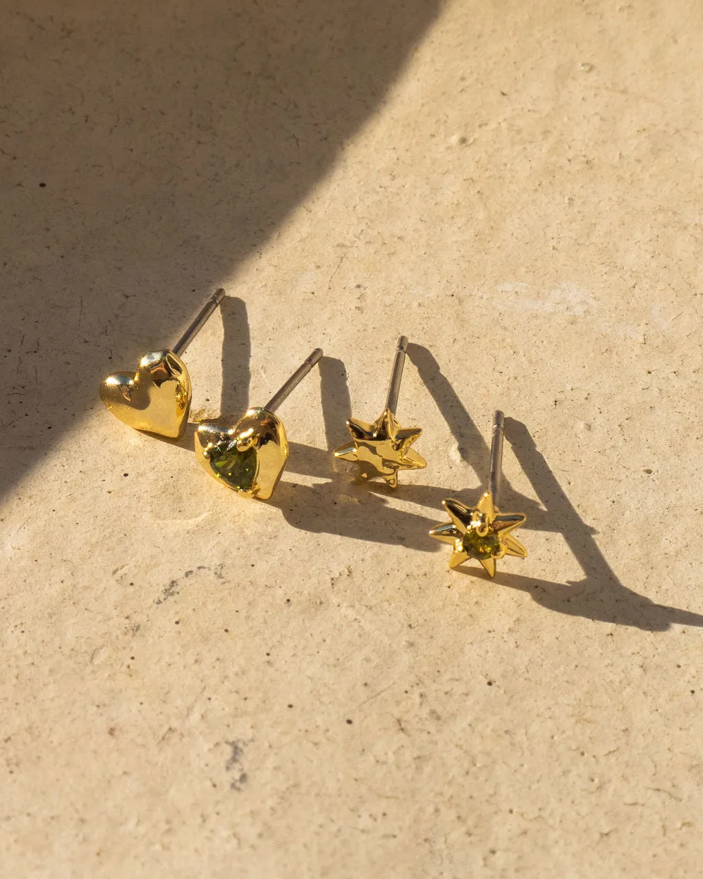 The Molten Heart Studs Set sold by Luv Aj product image thumbnail 4