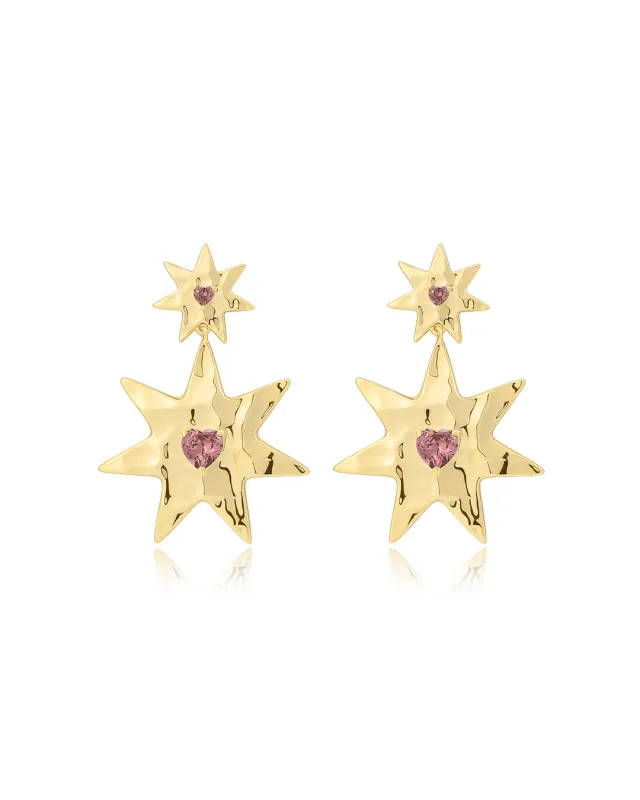 The Starry Stud Statement Earrings sold by Luv Aj