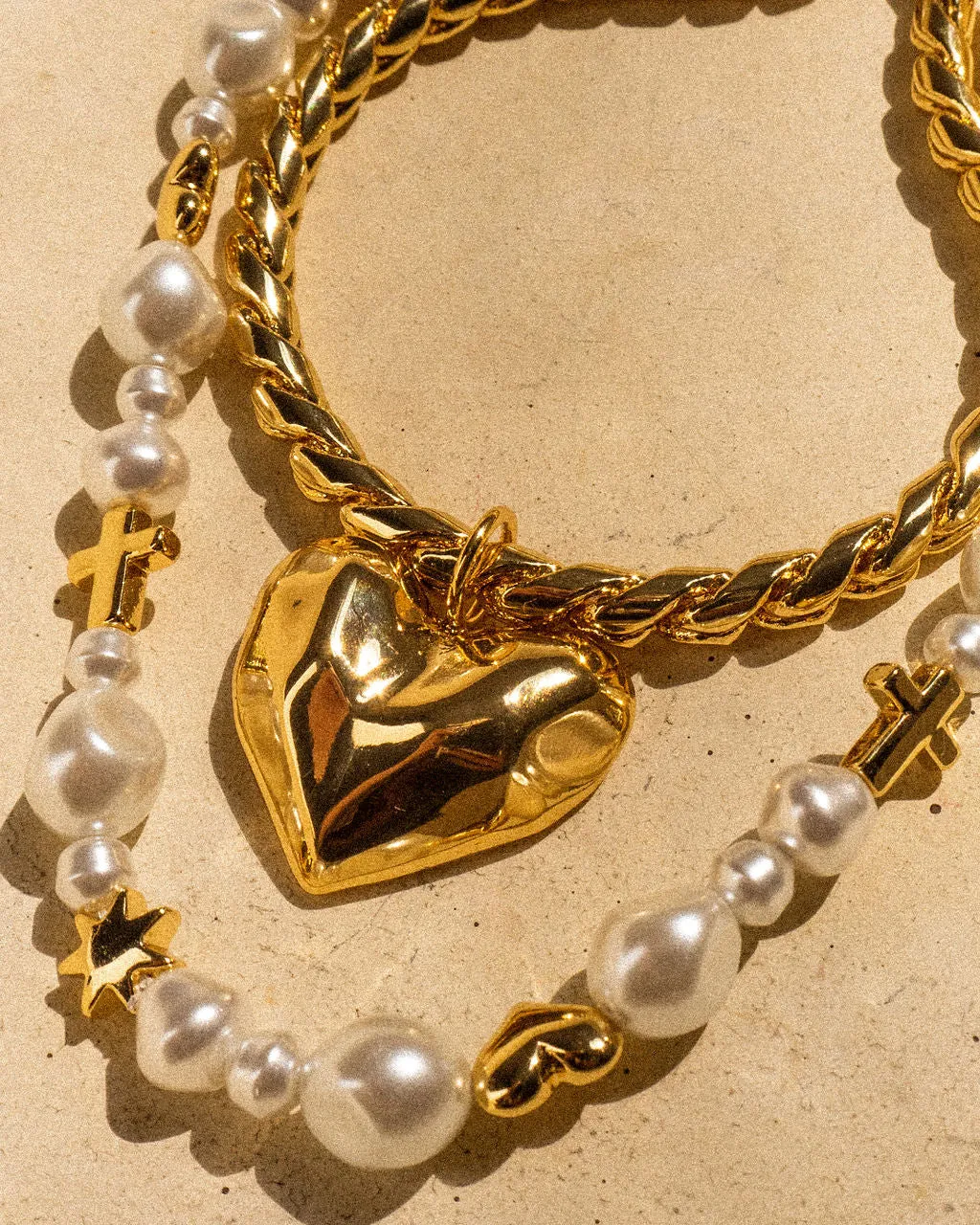 The Etoile Pearl Stud Necklace sold by Luv Aj product image thumbnail 5