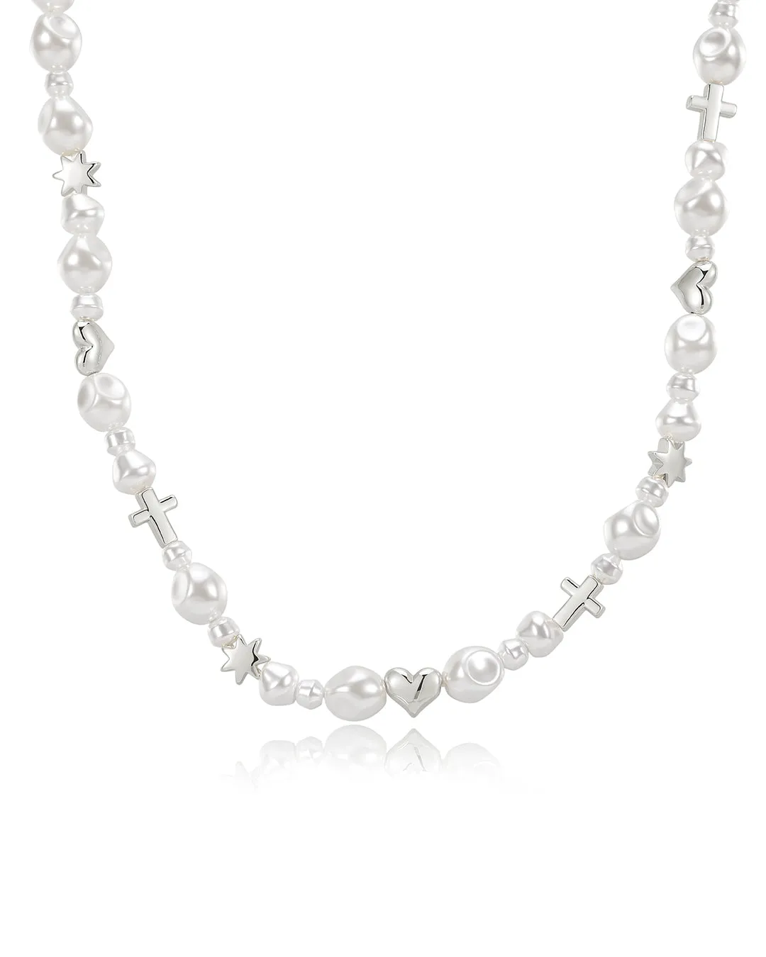 The Etoile Pearl Stud Necklace sold by Luv Aj product image thumbnail 2