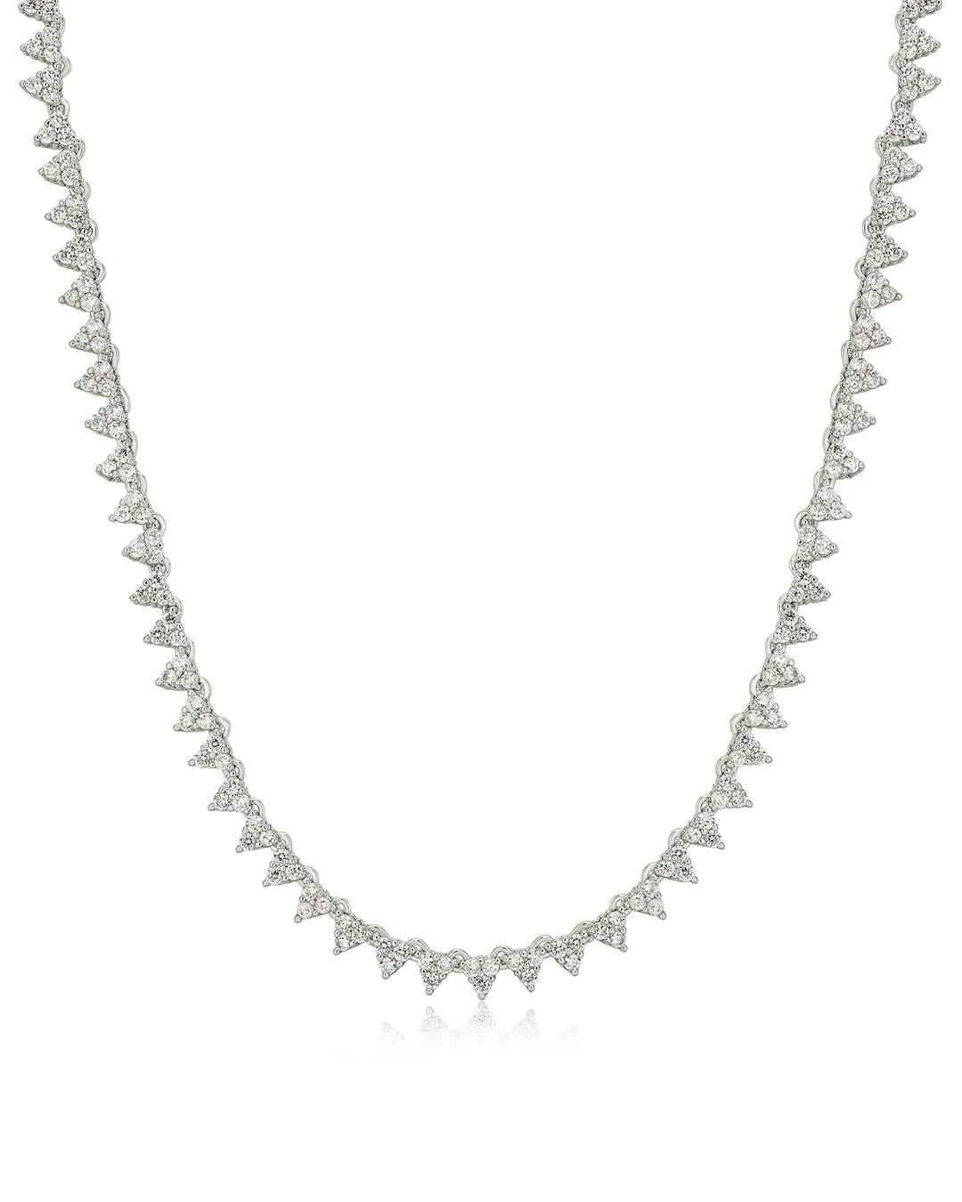 The Isabelle Stud Tennis Necklace sold by Luv Aj product image thumbnail 2