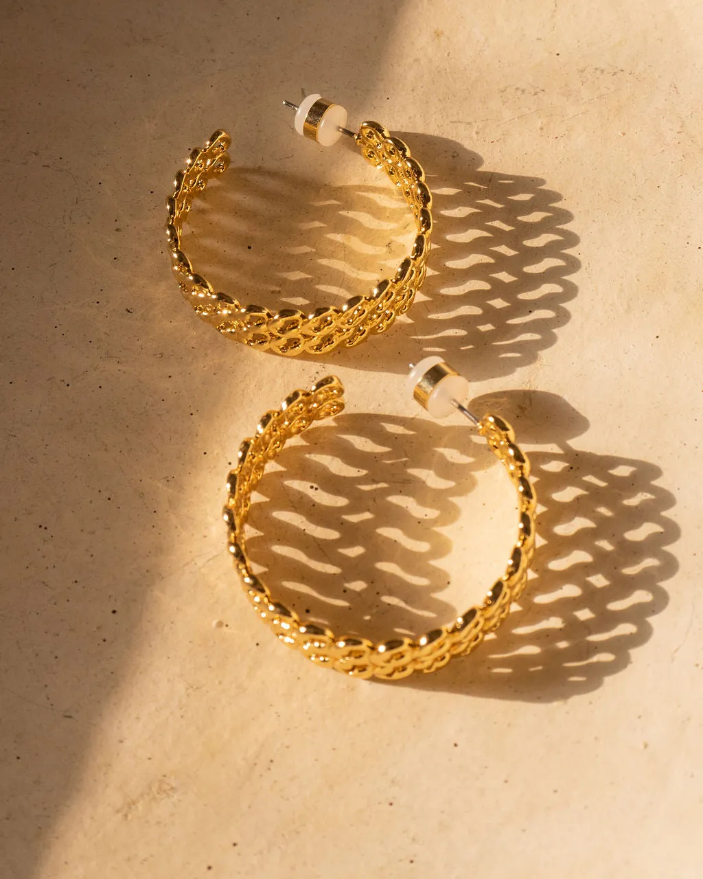The Metal Lace Hoops sold by Luv Aj product image thumbnail 4