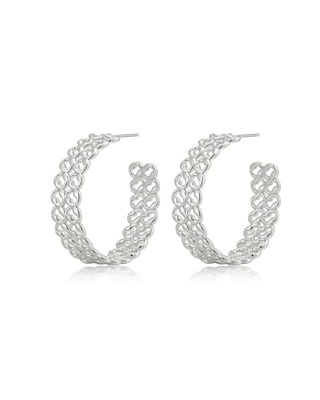 The Metal Lace Hoops sold by Luv Aj product image thumbnail 2