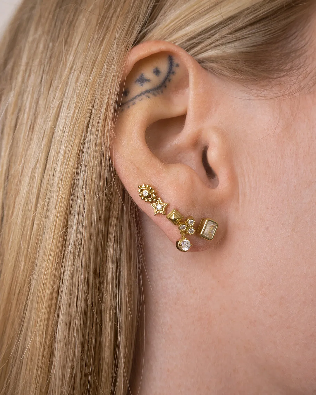 The Trio Dangle Studs sold by Luv Aj product image thumbnail 4