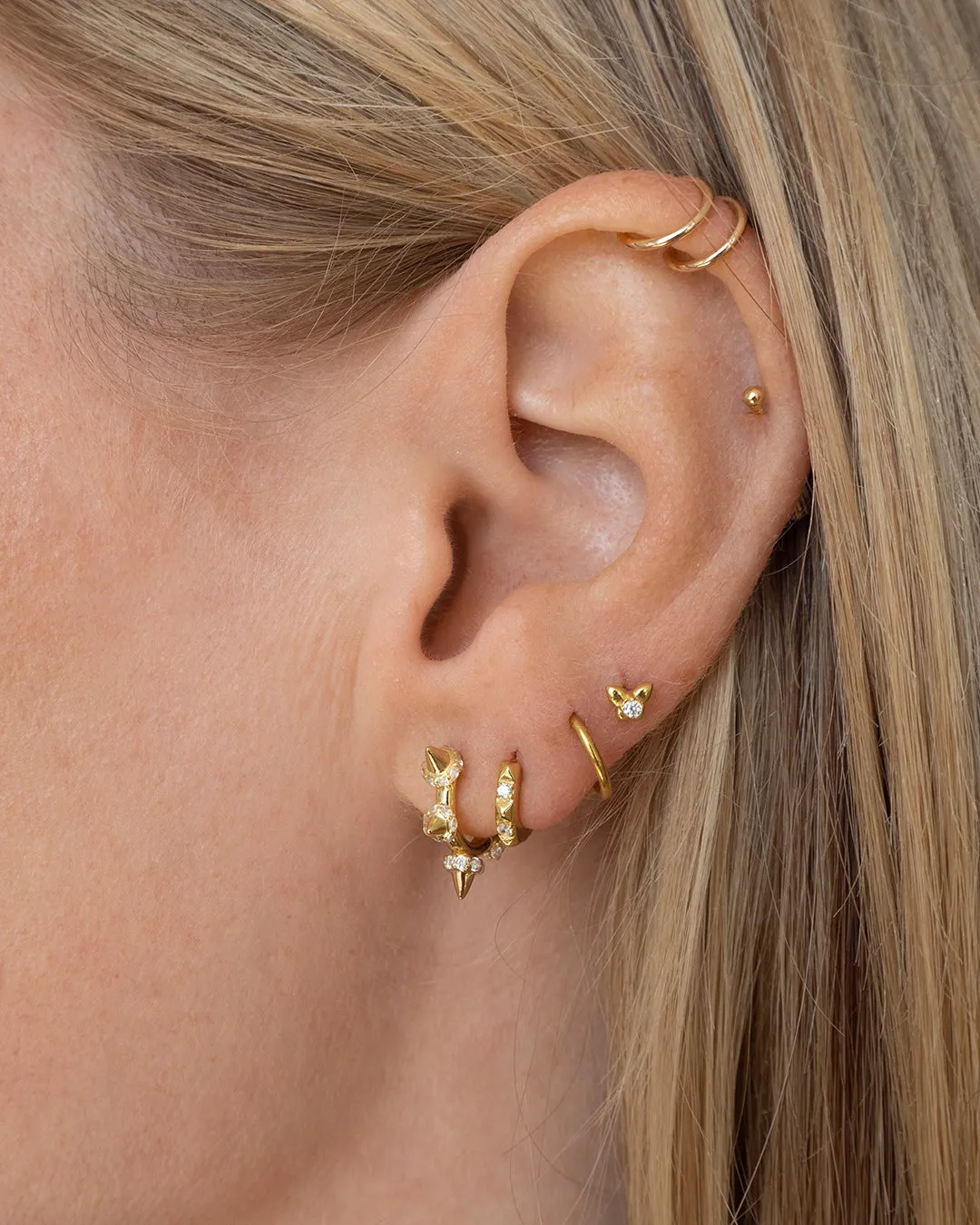 The Pave Spike Huggies sold by Luv Aj product image thumbnail 4