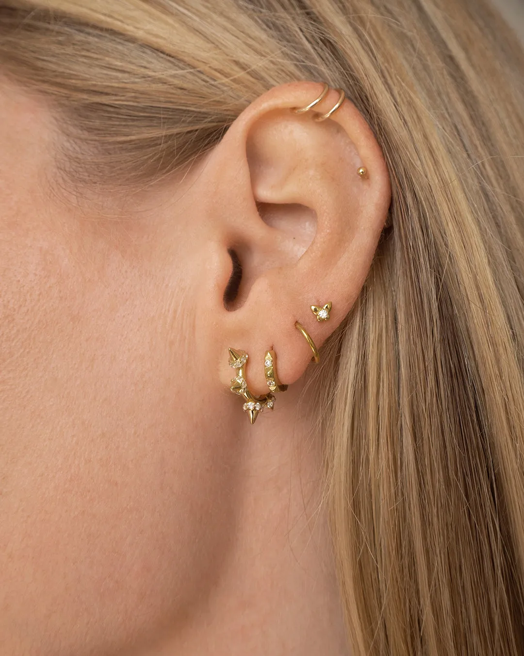 The Pave Spike Huggies sold by Luv Aj product image thumbnail 3