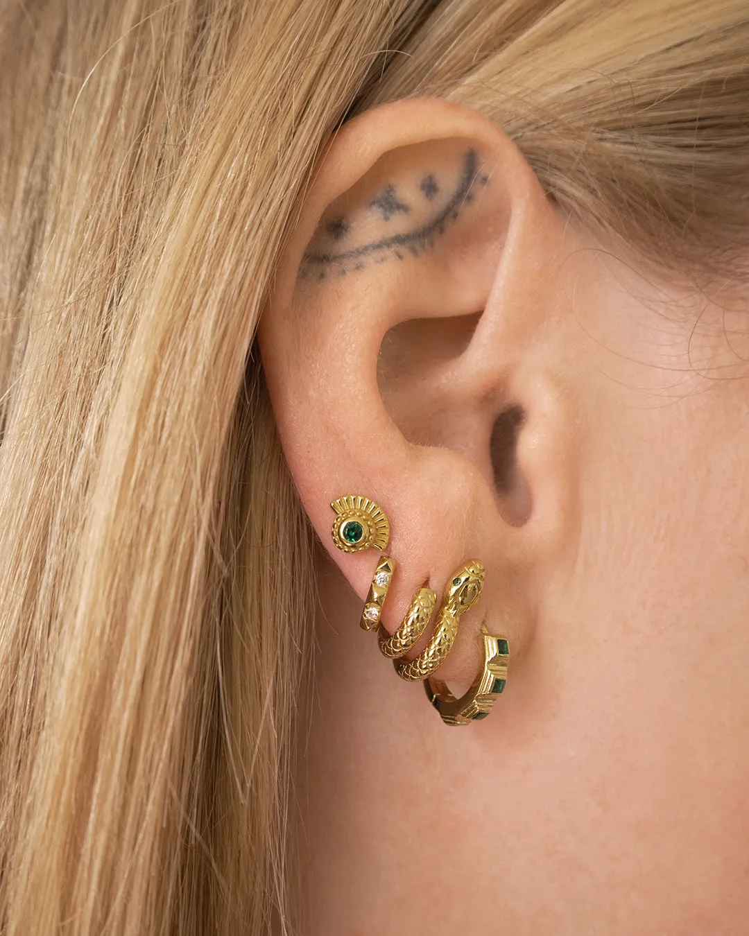 The Flare Fan Studs sold by Luv Aj product image thumbnail 4