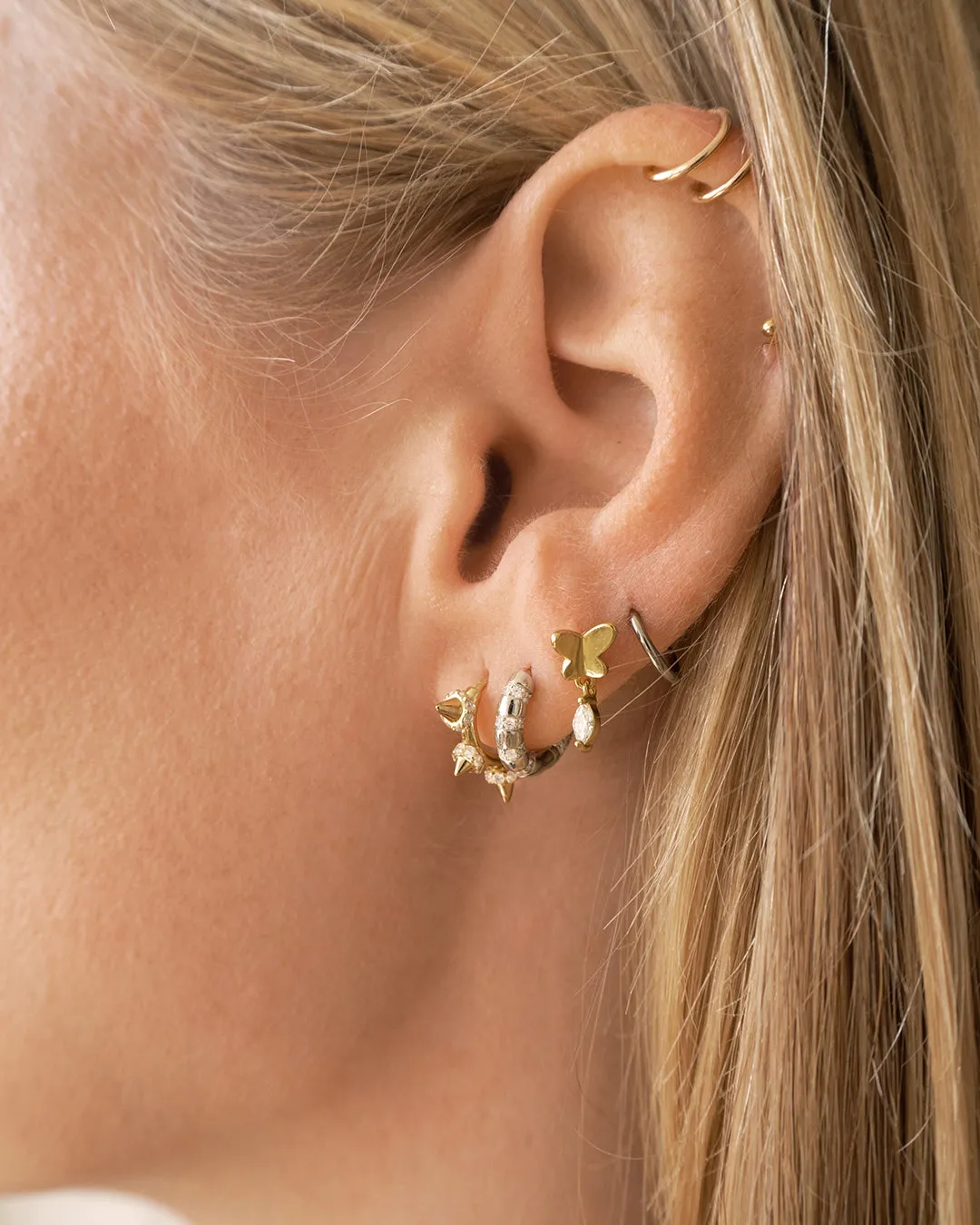 The Butterfly Dangle Studs sold by Luv Aj product image thumbnail 3