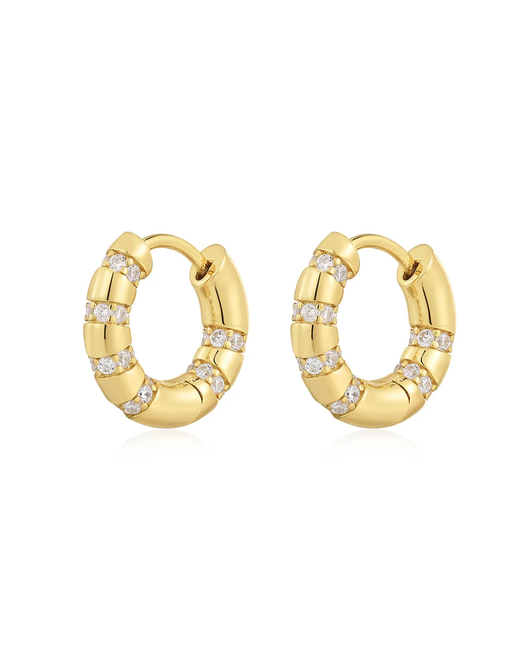 The Bamboo Pave Huggies sold by Luv Aj