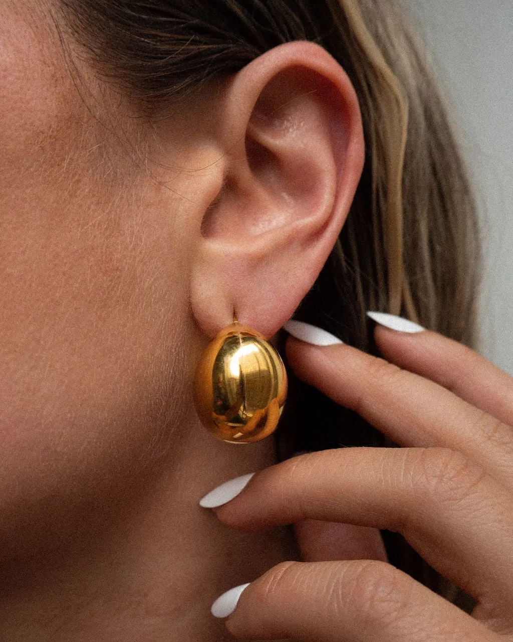 Lucia Hoops- Gold sold by Luv Aj product image thumbnail 3