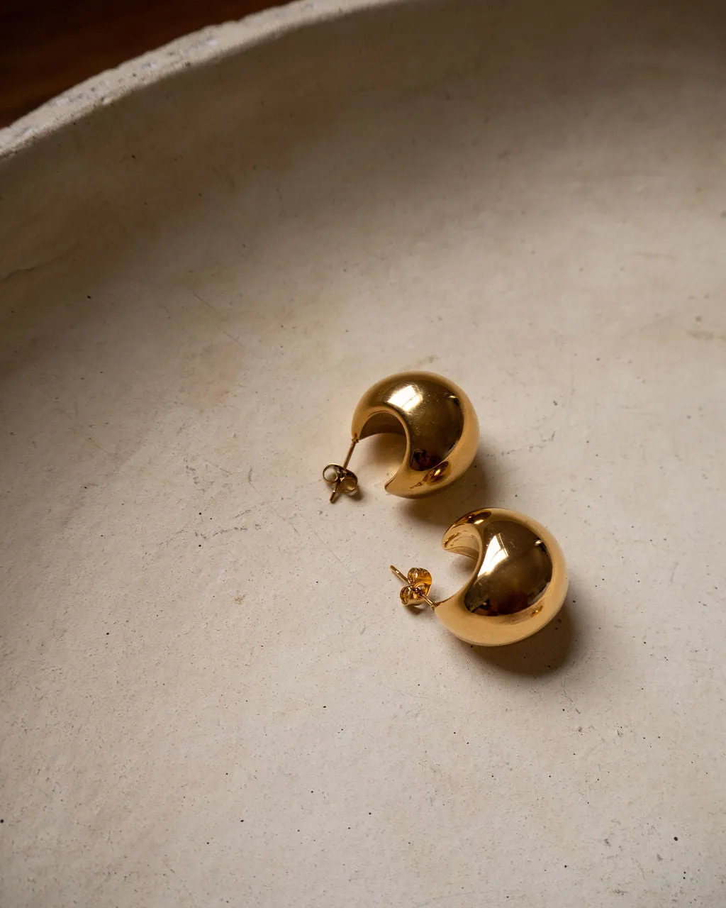 Lucia Hoops- Gold sold by Luv Aj product image thumbnail 5