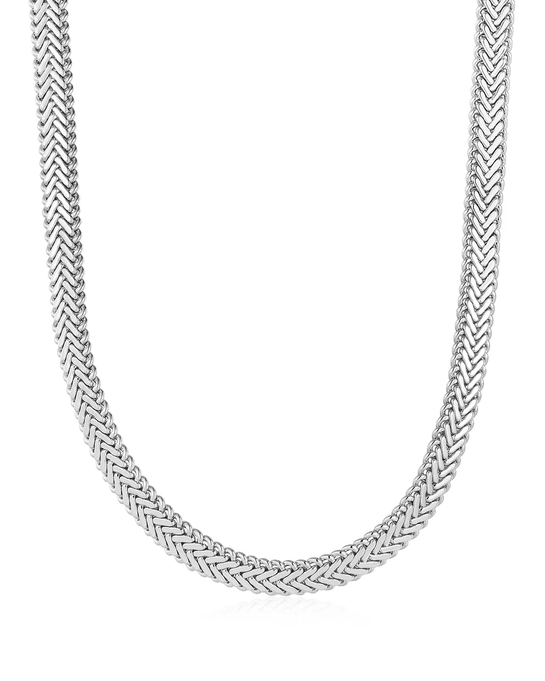 Domenico Chain Necklace- Silver sold by Luv Aj