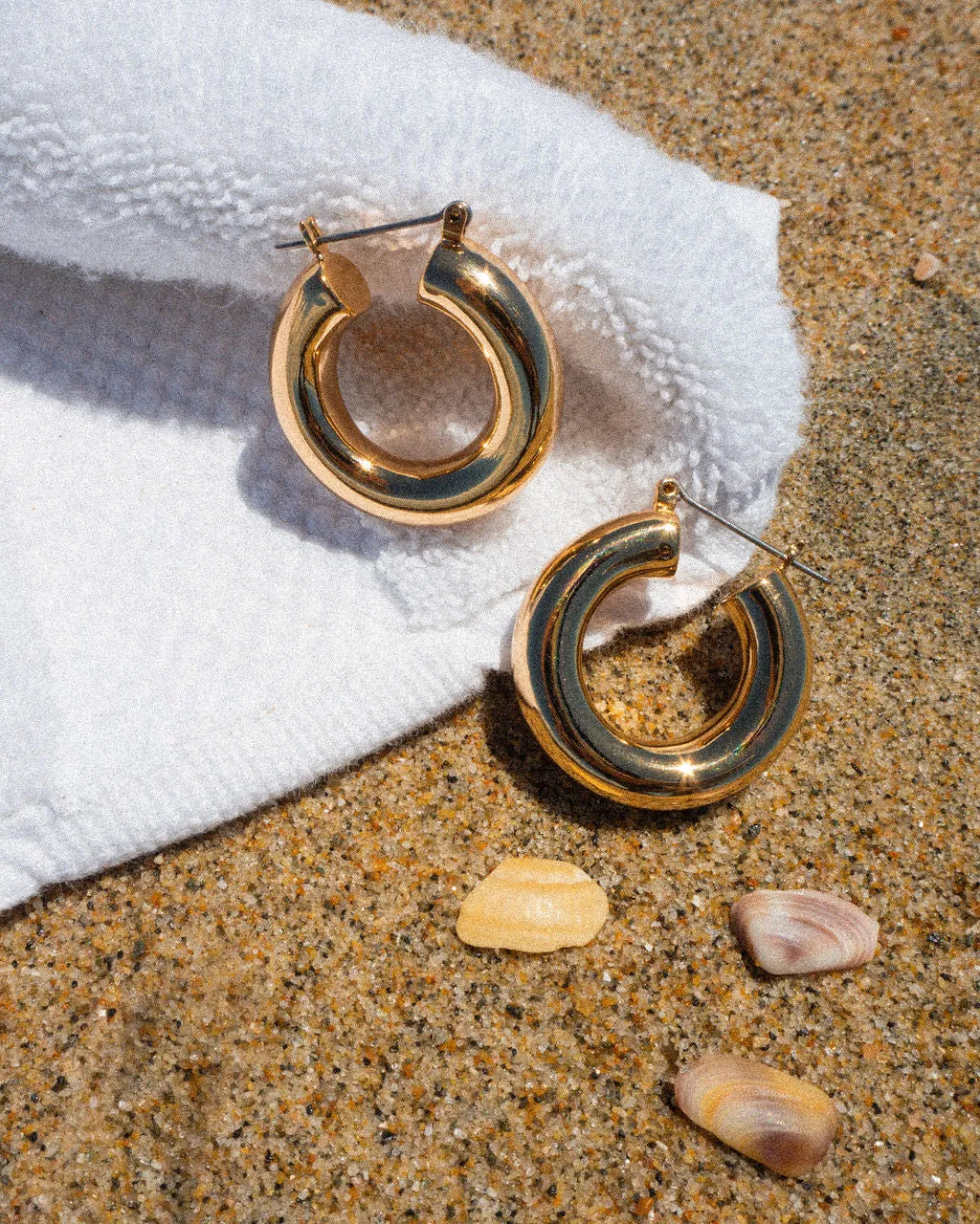 Malibu Tube Hoops | Sivan Ayla x Luv Aj sold by Luv Aj product image thumbnail 2