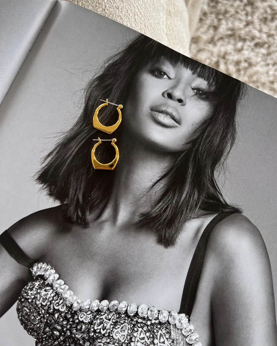 Cosmos Hoops- Gold sold by Luv Aj product image thumbnail 3