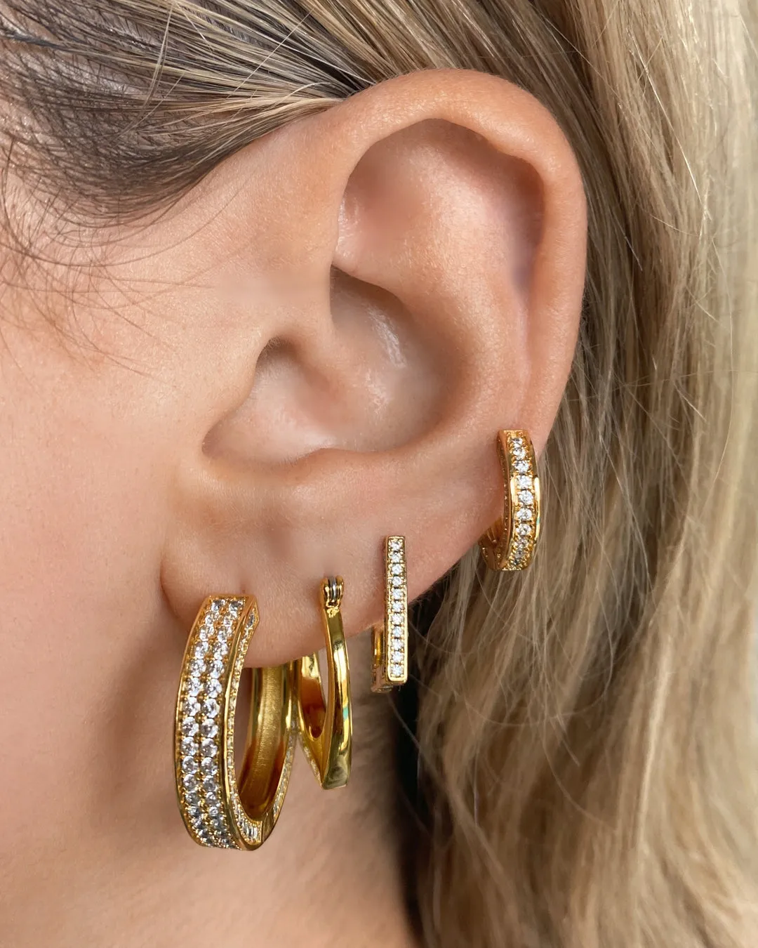 Cosmos Hoops- Gold sold by Luv Aj product image thumbnail 2