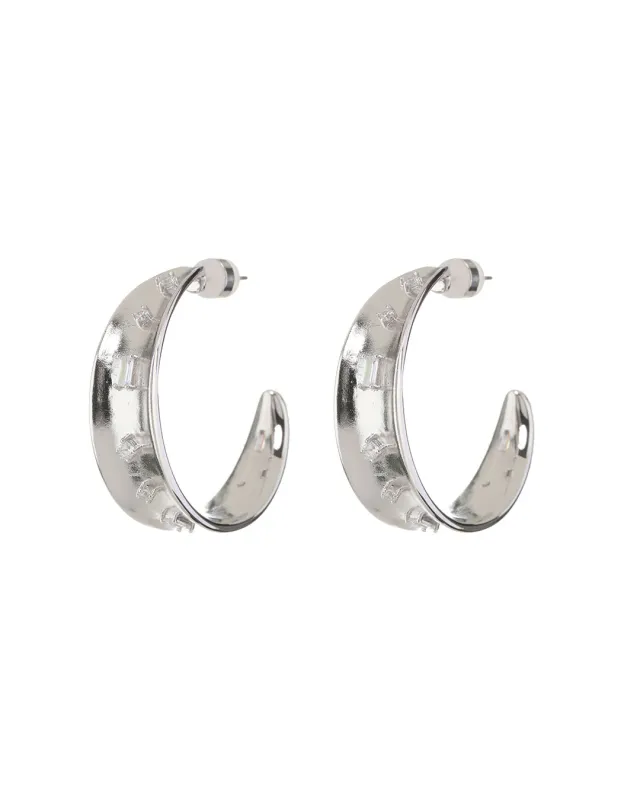 Mixte Statement Hoops- Silver sold by Luv Aj