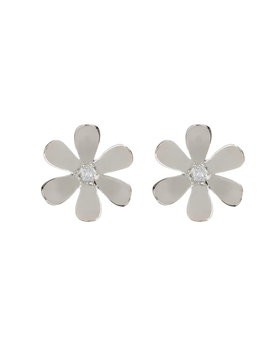 Daisy Statement Studs- Silver sold by Luv Aj