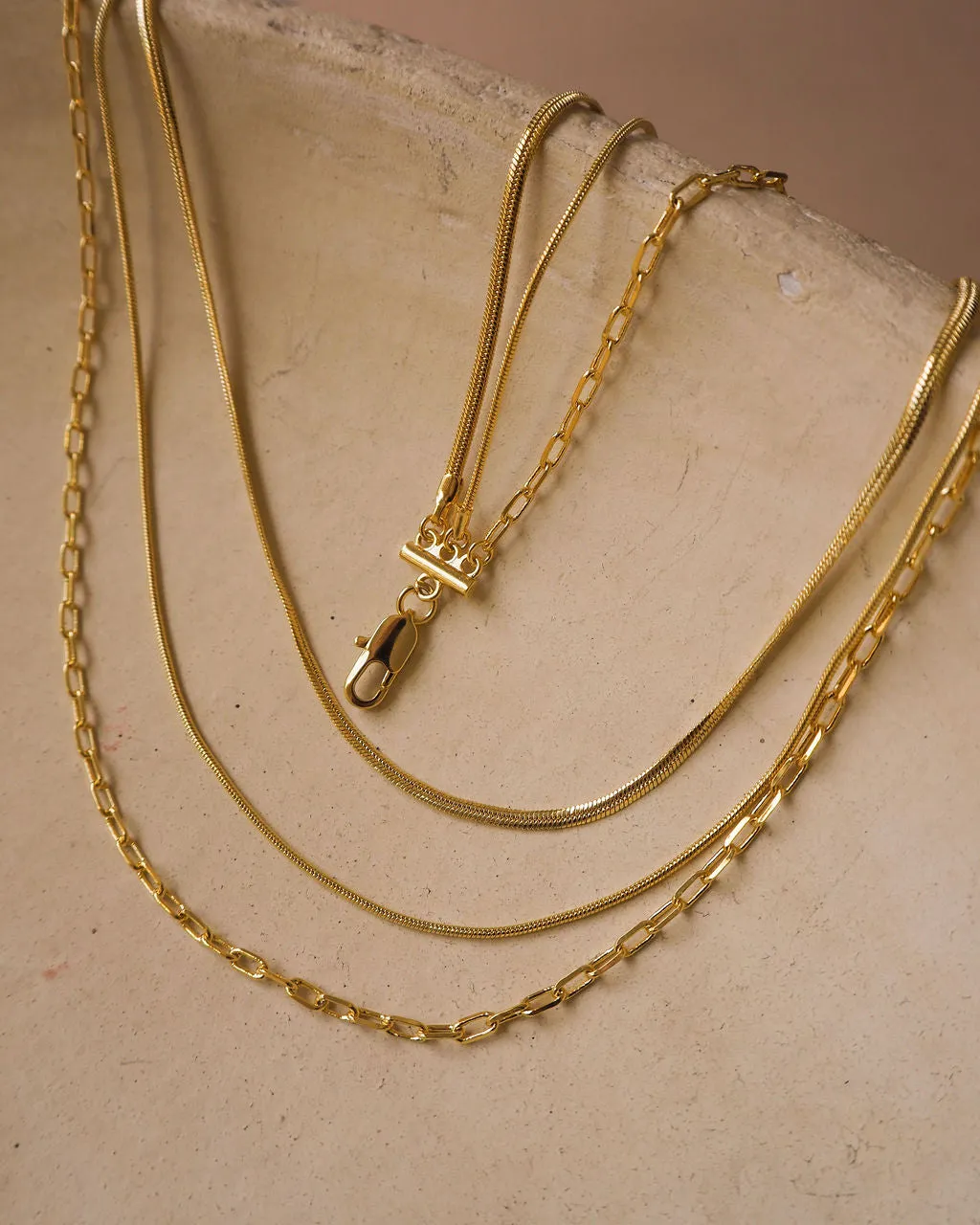 Chandon Multi Chain Charm Necklace- Gold sold by Luv Aj product image thumbnail 4